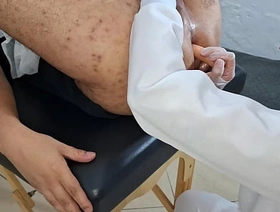 He went to the urologist because he no longer felt pleasure and she stuck her strapon in him until he came. chinese old gay porn