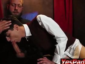 Teen Seduces the Randy Priest@YesPadre hot dude gay porn