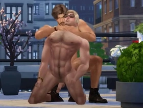 Hunky Sims 4 - Fuck and Splenetic (Sweaty detached Sex in Summer Heat) muscle china detached porn