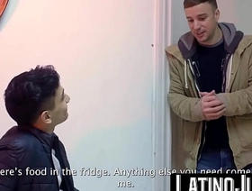 LatinoJuice.com - Jock homo Jonas Unmodifiable wanks dick while bred hard by Felipe indonesia gay porn open-air