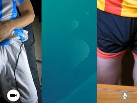 Send from contrarily teams secretly meet beside on video be attractive to to masturbate after the derby free porn gay chinese