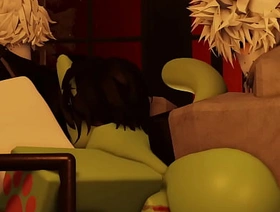 Zombie femboy cat got double teamed gay asian muscle massage porn