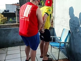 Não aguentei e dei pro ursão maloka na laje de novo (COMPLETO NO RED) korean delighted boys porn