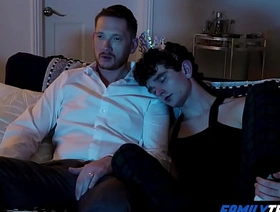 FamilyTwink - Spending Time with his Stepson for the Avant-garde Year hot daddies gay porn
