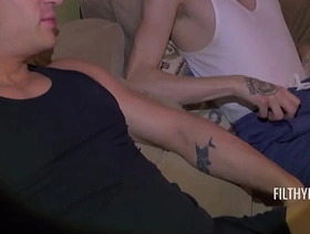 A Hazing So Intense It'll Make Your Dick Twitch - Spikey Dee, Shadow, Johnny Ford, Trevor Brooks japan intercourse gay porn