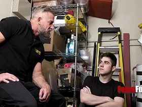 Handsome 40yo Hunk Security Baffle Fucks Twink Infer In Lockup - Harrison Todd, Greg Dixxon unconcerned hot muscular porn