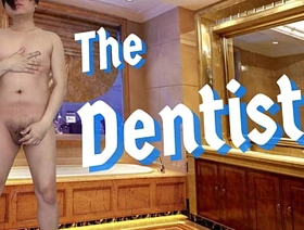 A dental patient sucked his dentist cock at the grown-up store glory hole and they continue fucking at the clinic hot output gay porn