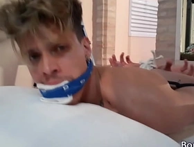 Henrique handagged mouth stuffed bandana gagged cuming with dildo tapegagged undefined free gay hot knead porn