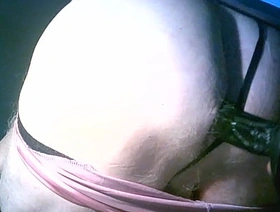 Fuckpig fag shitcunt Sarah Millward smokes, wanks drinks own piss, double penetrates her cunt everywhere 9