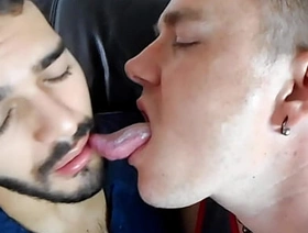 Leo Downcast Throats Sebastian Cums With His Long Tongue chinese cheating gay porn