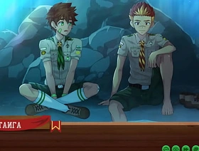 Game: Friends Camp path 2, part 23 - A frank conversation with Taiga (russian voiceover) hot gay porn korean