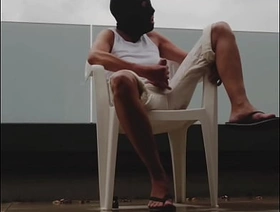 untidy outdoor wank in the well forth chinese muscle shut off gay porn