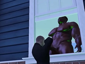 my neighbor's huge college football son let me suck his giant black dick thru open the bowels window-pane chinese cube porn gay