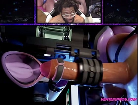 Glum Big Breast Brigitte Get's Her Huge Futa Cock Milked Wits A Robot gay sexual intercourse hot porn