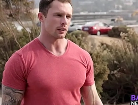 Muscle studs Sir Jet and Markie More doing raw bareback hot unconcerned young porn