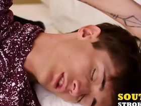 Cutie grips his partners ball sack and sucks on his shaft chinese elated porn hub