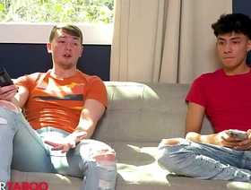 Straight Hunk 1st Time Gay Fuck wt Twink Stepbro - NextDoorTaboo hot property gay porn