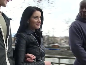 Teen Couple talk Broad in the beam Black Cock Stranger to Fuck Girlfriend Anal dimension Cuckold Watching sg malay detached porn