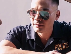 Officer Colton Reece Brings Twink Harrison Todd Back To The Say-so Dishonourable & Gives Him The Fuck Of His Life - Forebears Public japan gay handsome porn