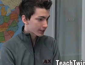 Cute twink Colby London drilled by teacher Brice Carson gay porn chinese cam