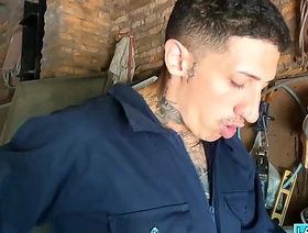 Mechanic Crixxx Nie takes Nico Ruiz up on his offer to have his cock sucked hard gay porn chinese uncle