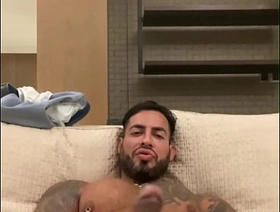 TATUED VIKTOR ROM HUGE COCK Latino horny gay masturbating hot romantic gay porn