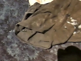 Cum on my muddied pants (and the carpet) - cum rag - Wertert009 gay follow porn japan