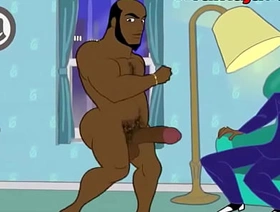 Negros na Festa Cartoon unconcerned com Dotados chinese bubble butt unconcerned porn