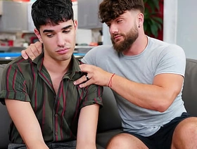 Young Stepson Gets Plowed at the end of one's tether Stepdaddy's Heavy Cock - Dadperv porn hot boys gay