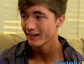 Handsome gay guy bends quit with an increment of takes a huge dick in his ass leo chinese gay porn