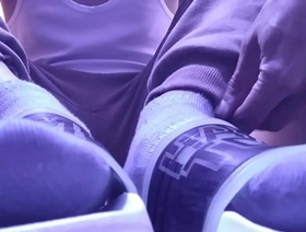 NEW SWEATY GRAY SOCKS IN YOUR FACE chinese gay porn videos