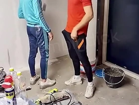 Two Guy Asian construction workers fuck  outdoor japan gay porn teen