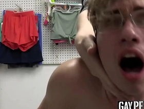 Homo perp Darron Bluu eaten up by young officer Cole Church asia handsome gay porn