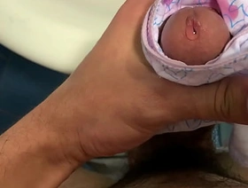 Jerking off in secret on my stepsister's panties hot flimsy jubilant porn