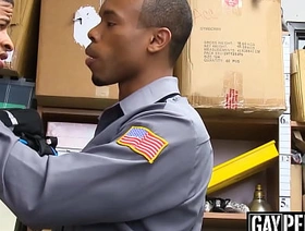 Tattooed Baneful thief barebacked unending by a security guard my house is hot joyful porn