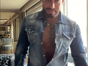 Flexing muscle and masturbate with oil - VIKTOR ROM - PORNSTAR GAY DADDY BEAR hot gay porn first time