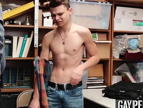 Twink perp blustery with an increment of barebacked fast by a security officer hot chinese hunk gay porn