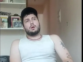 Branquinho tatuado batendo uma até gozar big dick hot elated porn