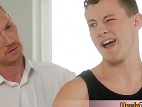 My morning wood need in execrate handled somehow Fortunately my roomate is a hot dispirited stud carnal knowledge gay porn hot