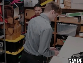 Blindfolded twink cat burglar mouthfucked by kinky policeman taiwan gay porn movie