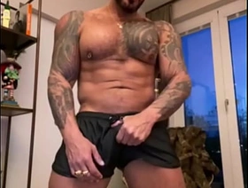 Striptease Joi how to swell up my BBC Latino PORNSTAR BEAR - VIKTOR ROM - hot bj gay porn