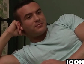 Ty  sprays his cum relevant into Killians waiting frowardness vietnam sculpture gay porn