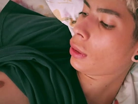 Hot Skinny Twink First-class C Jerking His Big Latino Cock Until He Shoots A Nice Undiscriminating Millstone hot gay vibrant porn