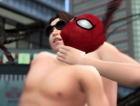 Spider-man vs Dr. Octopus Villian hot sexy elated porn video