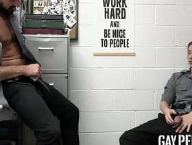 Twink gay Cole Church pleasured at the end of one's tether hunk officer Marco Napoli gay hot porn korean