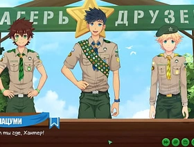 Game: Friends Camp, episode 29 - We learned about the Taiga (Russian voice acting) gay hot lovemaking porn