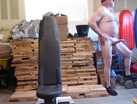 Essential and hard in the open garage. chinese gay interesting porn