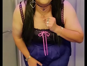 Black & Blue With A Touch Of Bright Purple Outfit Video... uncaring porn japan blowjob