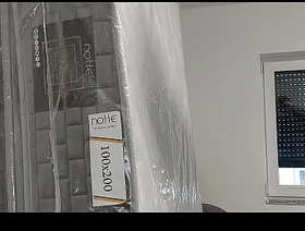 masturbation on the new mattress and licking the sperm from the foil chinese gay porn hawser