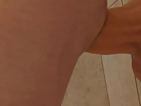 Fucking a Goliath lookalike dildo standing round gay porn japan actor